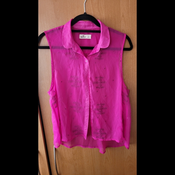 Hollister button-down shirt blouse - Picture 1 of 4